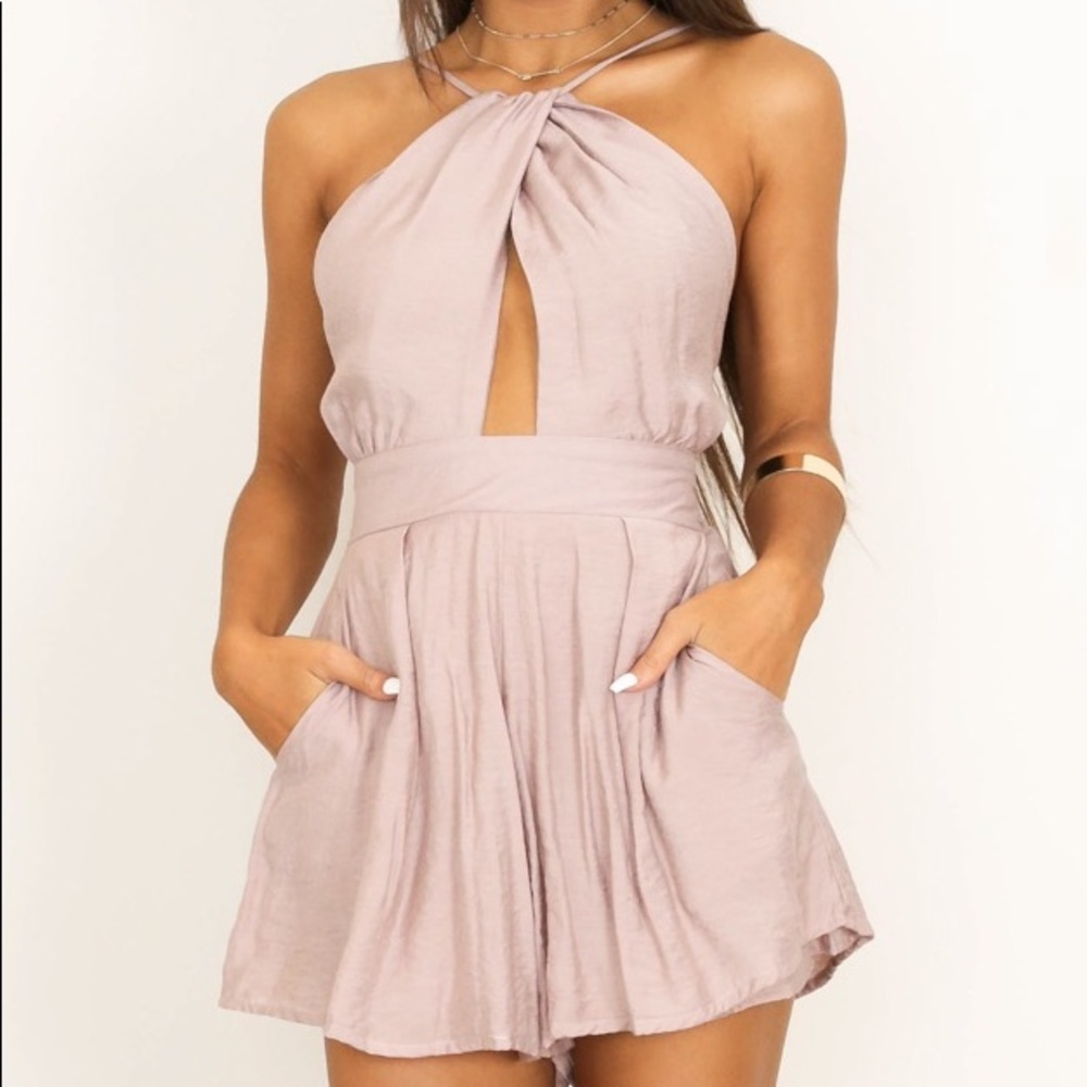 Showpo mauve romper/playsuit - only worn once!!
